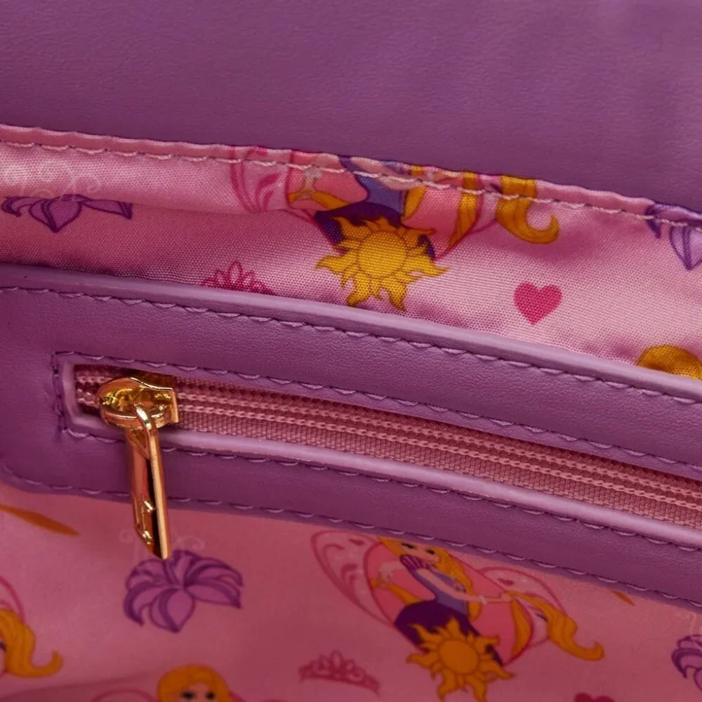 Loungefly Disney Rapunzel Princess Scene Crossbody Bag - Picture 14 of 14